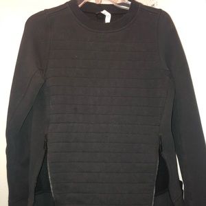 lululemon black zipper pullover.